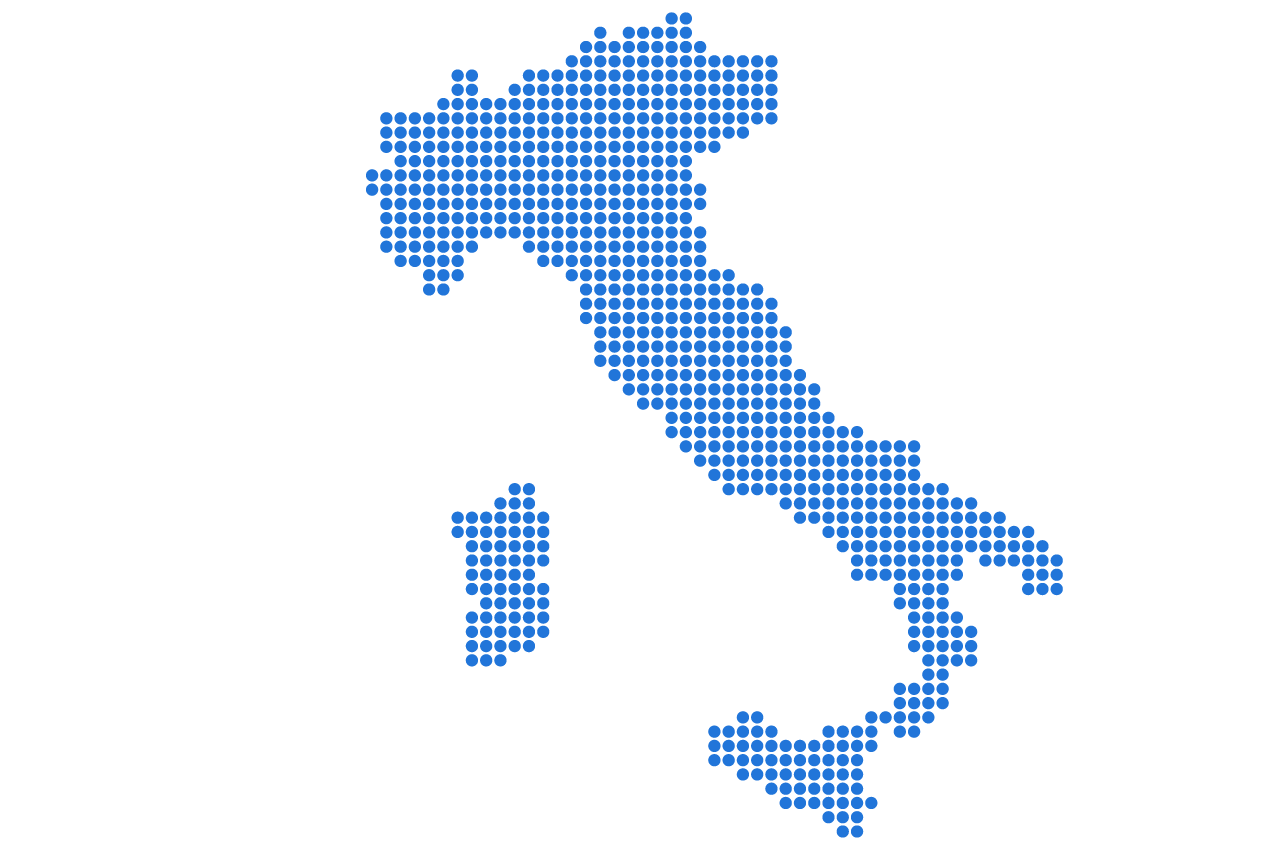 this is the map of italy