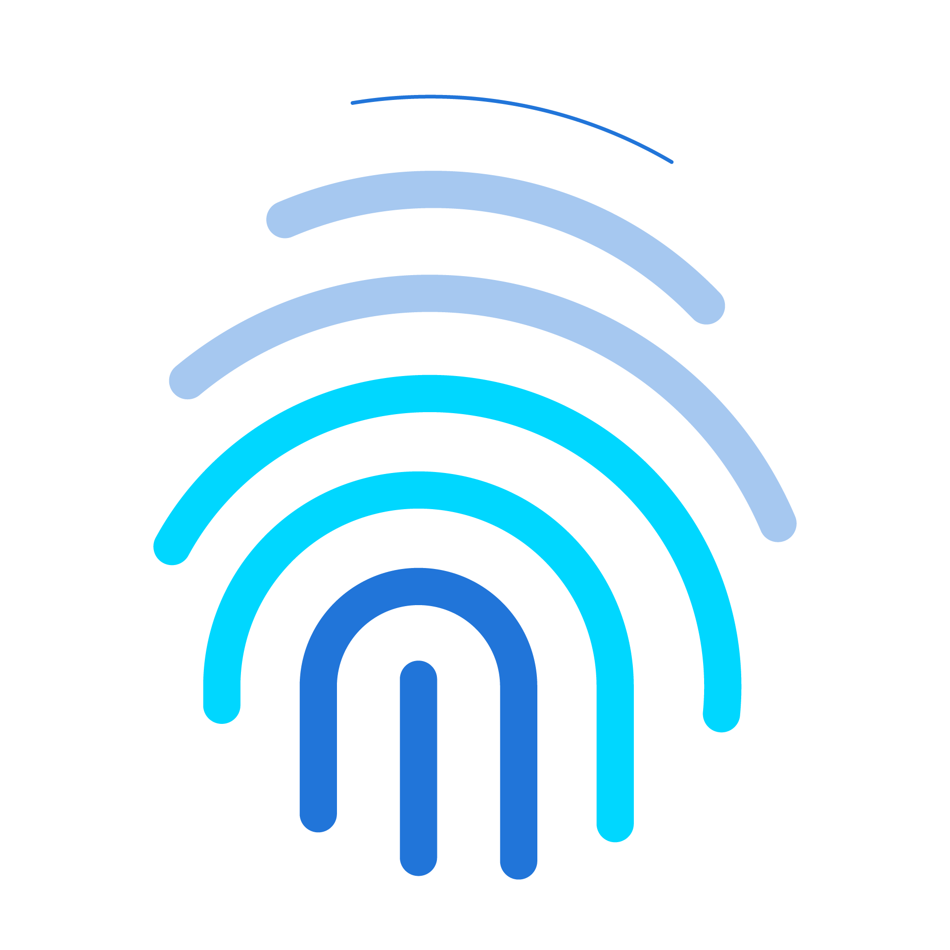 this is an illustration with a fingerprint