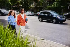 People in conversation