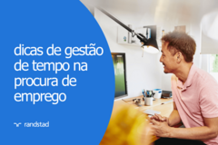 gestão de tempo na procura de emprego