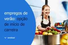 empregos de verão: opção de início de carreira