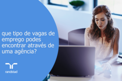 que tipo de vagas de emprego podes encontrar através de uma agência?