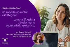 do suporte ao motor estratégico: como a IA está a transformar o secretariado executivo.