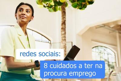 redes sociais cuidados na procura de emprego