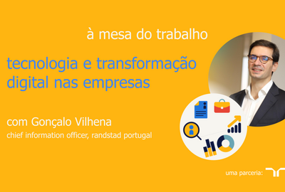 tecnologia e transformação digital nas empresas - à mesa do trabalho