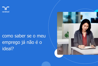 como saber se o meu emprego já não é o ideal
