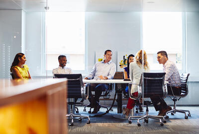People in conference room