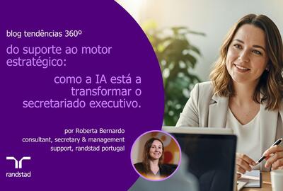 do suporte ao motor estratégico: como a IA está a transformar o secretariado executivo.