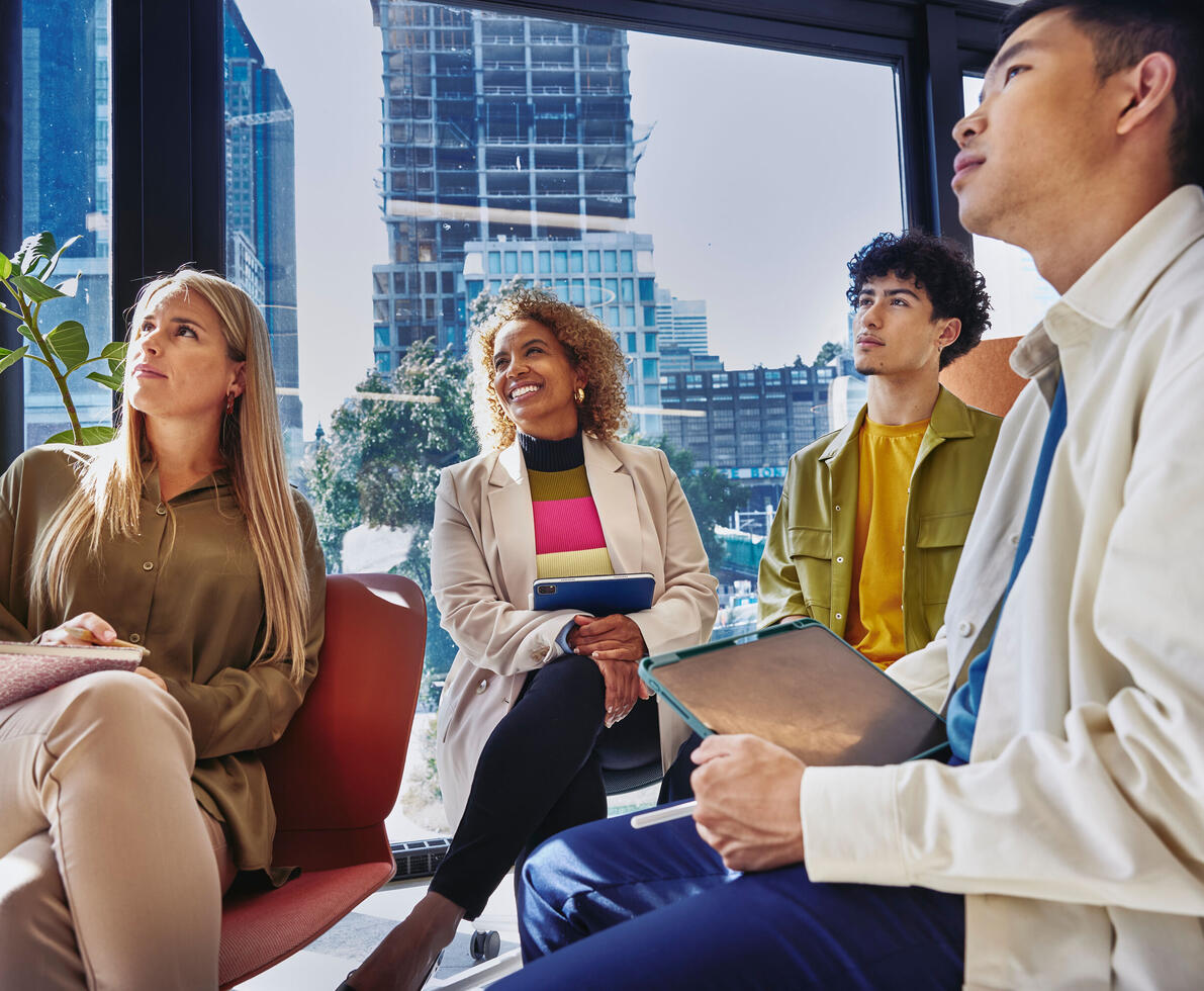 people in meeting