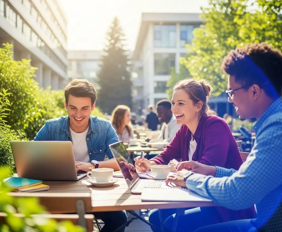 jovens talentos a trabalhar