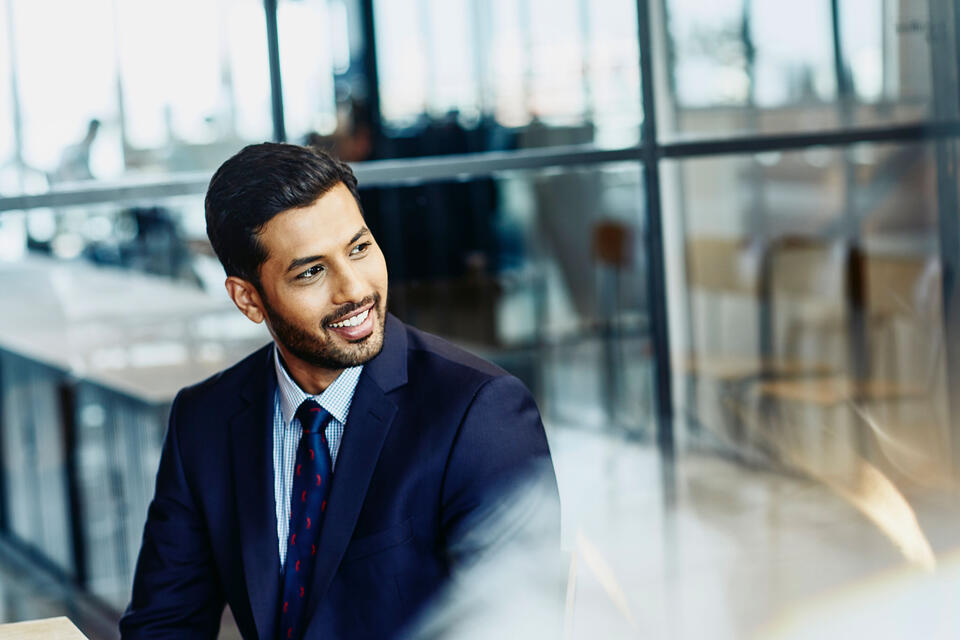 man in a suit