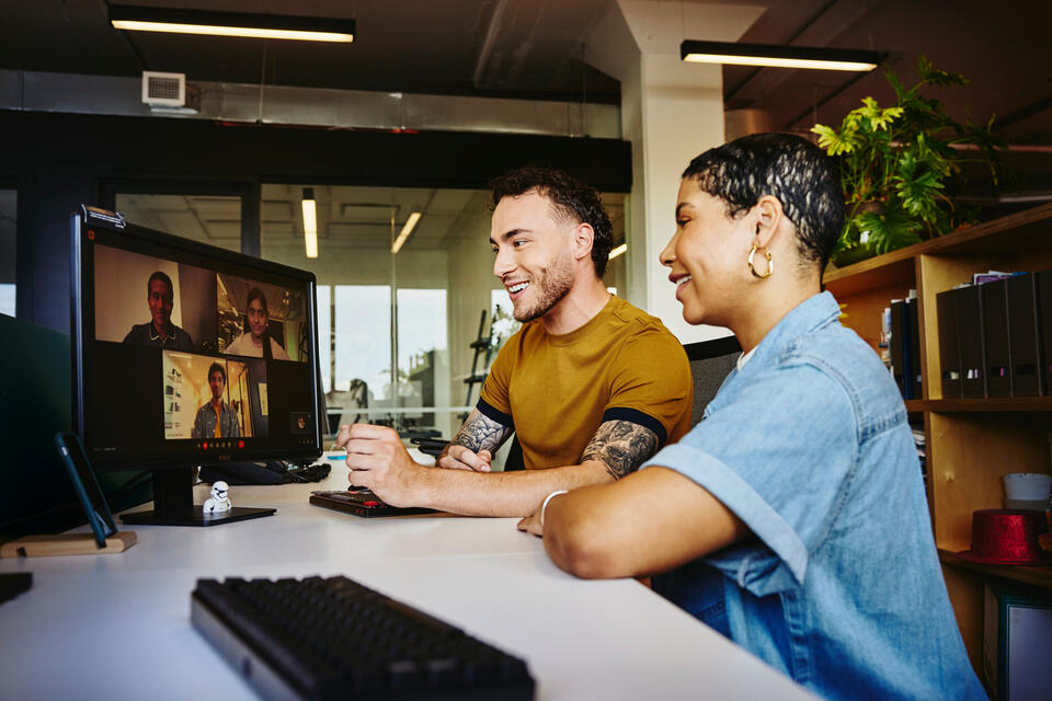 people in a meeting